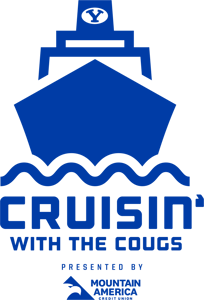 Cruisin with the Cougs logo